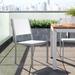 Source Furniture Fusion Dining Side Chair Metal/Sling in Gray | 34 H x 19 W x 23 D in | Outdoor Dining | Wayfair SF-3001-162-KES