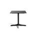 OASIQ Ceru Square Outdoor Table Plastic in Gray/Black | 29.5 H in | Wayfair 8011100101070