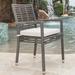 Panama Jack Outdoor Coldfield Stacking Patio Dining Armchair w/ Cushion in Gray | 33.5 H x 19 W x 19 D in | Wayfair PJO-1601-GRY-AC-CUSH/SU-740