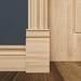 Ornamental Mouldings Pine Colonial Plinth Block & Floor Moulding 3.5" H x 6.5" W x 1.07" D Casing Wood in Brown | 3.5 H x 6.5 W x 1.07 D in | Wayfair