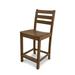 Trex Outdoor Monterey Bay Counter Side Chair Plastic/Resin in Brown | 41.13 H x 17 W x 20.75 D in | Wayfair TXD101TH