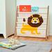 3 Sprouts Lion 24" Book Display Wood in Brown | 24 H x 24.5 W x 10 D in | Wayfair URKLIO