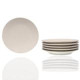 Red Vanilla Matrix 6" Bread & Butter Plate Ceramic/Earthenware/Stoneware in White | Wayfair HN240-203/6
