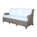 Panama Jack Sunroom Exuma 79" Square Arm Sofa | 34 H x 79 W x 34 D in | Wayfair PJS-3001-KBU-S/SU-728