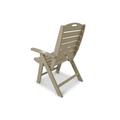 Trex Outdoor Yacht Club Highback Chair Plastic in Brown | 38.75 H x 19.5 W x 25.75 D in | Wayfair TXD38SC