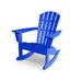 POLYWOOD® Palm Coast Adirondack Rocking Chair in Blue | 37.75 H x 29.75 W x 34.75 D in | Wayfair HNR10-PB