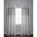 Pom Pom At Home Olivia 100% Cotton Sheer Tab Top Single Curtain Panel 100% Cotton in Green/Blue | 96 H in | Wayfair CU-3000-O-00