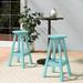 Red Barrel Studio® Nettie Patio Bar Stool redPlastic | 30 H x 16 W x 16 D in | Wayfair RDBL7319 38850216