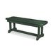 POLYWOOD® Park 48" Backless Outdoor Bench Plastic in Green | 17 H x 48 W x 14.75 D in | Wayfair PBB48GR