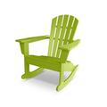 POLYWOOD® Palm Coast Adirondack Rocking Chair in Green | 37.75 H x 29.75 W x 34.75 D in | Wayfair HNR10-LI