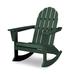 POLYWOOD® Vineyard Adirondack Rocking Chair in Green | 36.5 H x 29.25 W x 34.5 D in | Wayfair ADR400GR