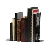 Rebrilliant Non-skid Bookends Metal in Black | 5 H x 4.75 W x 5.25 D in | Wayfair 37A9A469667E4A0D8C937F63AD5C935B