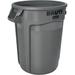 Rubbermaid Commercial Products Rubbermaid Commercial Round Brute Container 32 Gallon Trash Can Plastic in Blue | Wayfair RCP263200GY