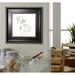 Rayne Mirrors Wall Mounted Dry Erase Board Wood/Manufactured Wood in Black/Brown | 38.25 H x 26.25 W x 2 D in | Wayfair W08/1830