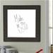 Rayne Mirrors Embellished Wall Mounted Dry Erase Board Wood/Manufactured Wood in Brown/White | 30 H x 30 W x 1.25 D in | Wayfair W51/24.5-24.5