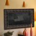Rayne Mirrors Feathered Accent Wall Mounted Chalkboard Wood in Black/Brown | 49 H x 67 W x 1.25 D in | Wayfair B49/42.5-60.5