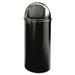 Rubbermaid Commercial Products Marshal Classic Container 15 Gallon Swing Top Trash Can Plastic in Black | Wayfair FG816088BLA