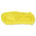 Rubbermaid Commercial Products 24" Trapper Commercial Dust Mop w/ Looped-End Launderable in Yellow | 24 W x 5 D in | Wayfair FGJ15303YL00