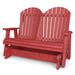 Wildridge Heritage Double Glider Plastic/Resin in Red | 42 H x 54 W x 31 D in | Wayfair LCC-104-Cardinal Red