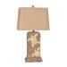 Rosecliff Heights Polyresin Table Lamp Resin/Fabric in Brown/White | 29.25 H in | Wayfair ROHE7322 44003375