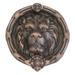 BRASS Accents Leo Lion Door Knocker in Brown | 8.375 H x 8.375 W x 2.5 D in | Wayfair A07-K5100-613VB