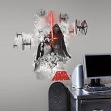 Room Mates Star Wars Ep VII Villians Burst P & S Giant Wall Decal Vinyl in White | 30 H x 16.5 W in | Wayfair RMK3080GM