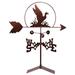 SWEN Products Ari Duck Mallard Wildlife Weathervane Metal/Steel in Brown/Gray | 30 H x 21 W x 15.5 D in | Wayfair 1017-Roof