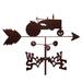 SWEN Products Ari Tractor Farmall International Weathervane Metal/Steel in Brown/Gray | 30 H x 21 W x 15.5 D in | Wayfair 1054-Flat