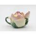 August Grove® Groce Rose 6-oz. Teapot Porcelain China/Ceramic in Green/Pink | 3.9 H x 5.25 W x 6.5 D in | Wayfair 9AC30E6FE11D4B90B6BC1B4CA9DBC46D