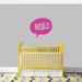 Sweetums Wall Decals 3 Piece Hello Word Bubble Wall Decal Set Vinyl in Pink | 22 H x 24 W in | Wayfair 2707hotpink