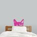 Sweetums Wall Decals Peeping Cat Wall Decal Vinyl in Pink | 12 H x 18 W in | Wayfair 1932HotPink