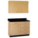 Stevens ID Systems Suites Classroom Cabinet w/ Doors Wood in Red | 84" H x 42" W x 24" D | Wayfair 84502 E42-57-043