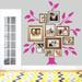 Sweetums Wall Decals 7 Piece Family Tree Wall Decal Set Vinyl in Pink | 9 H x 17 W in | Wayfair 3455hotpink