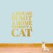 Sweetums Wall Decals 'A House Is Not a Home Without a Cat' Wall Decal Vinyl in Orange | 36 H x 30 W in | Wayfair 2064Gold