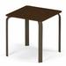 Telescope Casual Robinett Plastic/Resin Outdoor Side Table Plastic/Metal in Brown | 19.5 H x 18 W x 18 D in | Wayfair 510JP1002