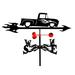 SWEN Products Handmade Ford Truck Auto Car Weathervane Metal/Steel in Brown/Gray | 30 H x 21 W x 15.5 D in | Wayfair 9006-Garden