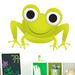 Sweetums Wall Decals Frog Printed Wall Decal Vinyl in White/Yellow | 36 H x 48 W in | Wayfair 1773-48x36