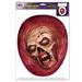 The Beistle Company Halloween Zombie Head Peel 'N Place Toilet Seat Decal in Red | 12 W x 17 D in | Wayfair 00136
