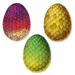 The Beistle Company 3 Piece Dragon Egg Standup Set | 17 H x 10 W x 0.125 D in | Wayfair 59637