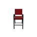 Red Barrel Studio® Holna Patio Bar Stool in Black | 46 H x 23.5 W x 29 D in | Wayfair BD8480A0F0CF4E1BA7E34538DEB68D55