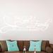 Sweetums Wall Decals 'The Love of a Family Is Life's Greatest Blessing' Wall Decal Vinyl in White | 20 H x 60 W in | Wayfair 2671White