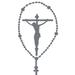 The Decal Guru Rosary Crucifix Wall Decal Vinyl in Gray | 30 H x 15 W in | Wayfair 1737-WALL-01-25