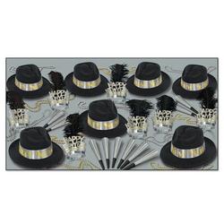 The Holiday Aisle® Platinum Gold Party Hat Set in Black/Yellow | Wayfair THDA7862 43483170