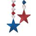 The Holiday Aisle® Patriotic Foil Star Dangler in Blue/Gray/Red | Wayfair THLA1179 39059900