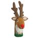 The Holiday Aisle® Reindeer Bottle Topper | 6 H x 2.5 W x 2 D in | Wayfair THLY1278 44004390