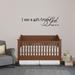 Sweetums Wall Decals I Am a Gift from God Wall Decal Vinyl in Black | 12 H x 48 W in | Wayfair 3153Black