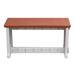 Symple Stuff Plastic Picnic Outdoor Bench Plastic in Red/Gray/White | 20 H x 36 W x 12 D in | Wayfair SYPL3688 42853266