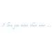 The Decal Guru I Love You Quote Wall Decal Vinyl in Blue | 3 H x 21 W in | Wayfair 1300-WALL-01-20