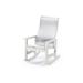 Telescope Casual Leeward MGP Sling Supreme Rocking Outdoor Chair Plastic/Resin/Sling in White | 44 H x 29 W x 31 D in | Wayfair 955606D01