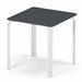 Telescope Casual Robinett Plastic/Resin Outdoor Side Table Plastic/Metal in Gray/White | 19.5 H x 18 W x 18 D in | Wayfair 5106P3002